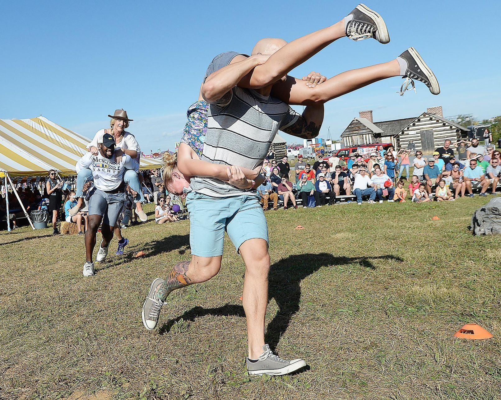 Oktoberfest wife-carrying contest